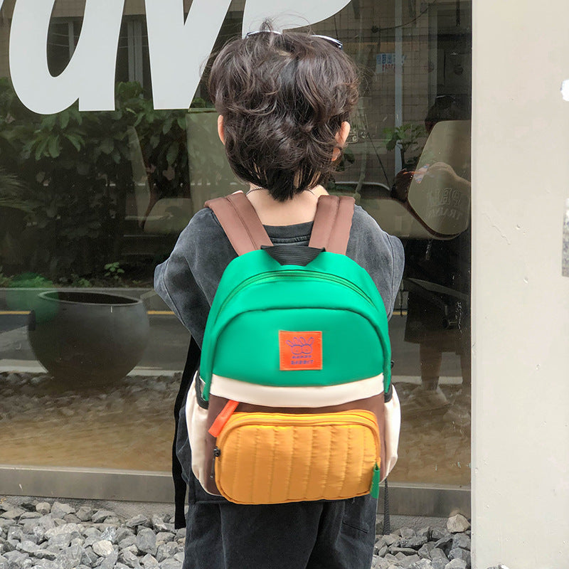 Color-Block Casual Backpack Kalsten