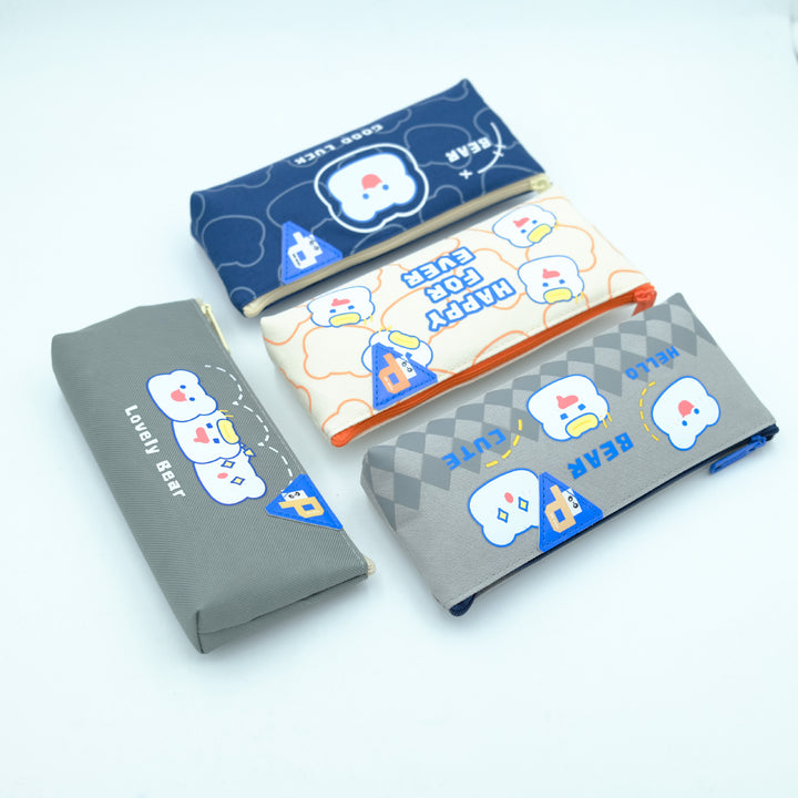 Cute Cartoon Print Pencil Case
