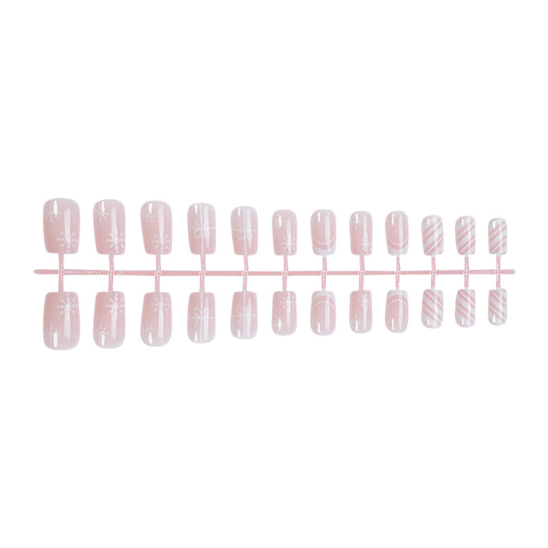 Elegant Decorative Press-On Nail Set kalsten 1788495540