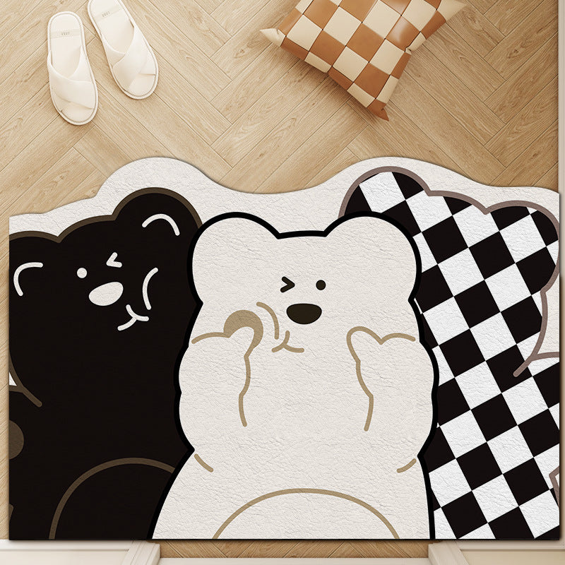 Cartoon-Themed Area Mat