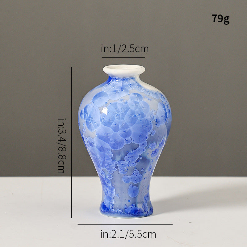 Artistic Flower Pattern Ceramic Vase