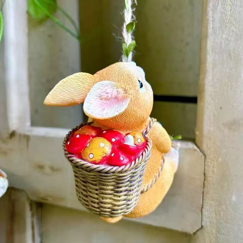 Cute Hanging Bunny Figurine Kalsten