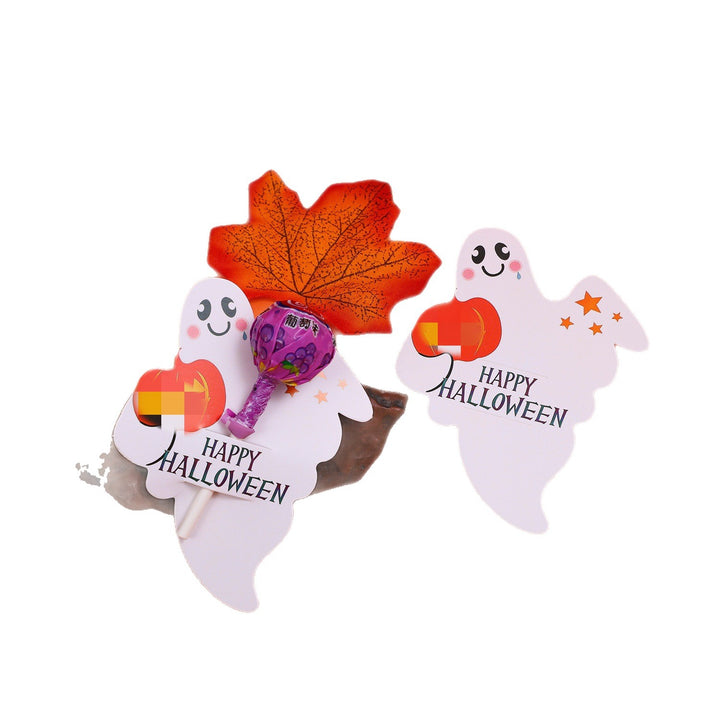 Halloween stickers pumpkin with witch hat self-adhesive