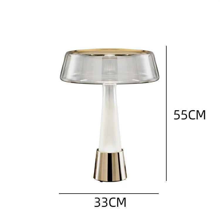 Contemporary Glass Table Lamp