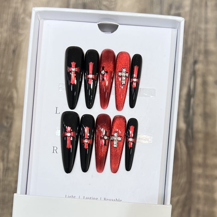 Glamorous Stiletto Press-On Nail Set Kalsten
