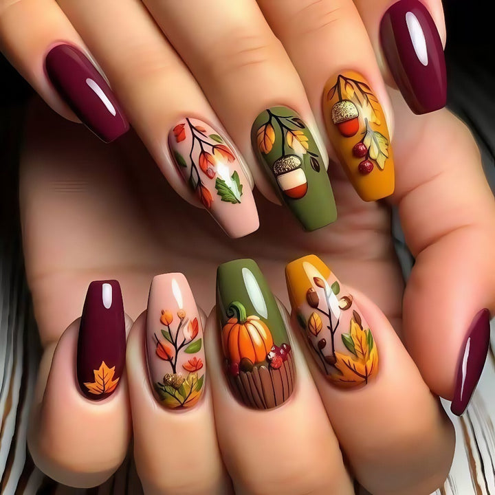 Creative Art Nails in Autumn Design Kalsten