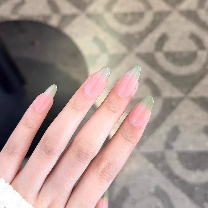 Ombre Almond-Shaped Press-On Nail Set Kalsten