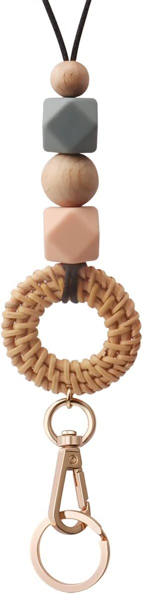 Decorative Bead Keychain Holder Kalsten