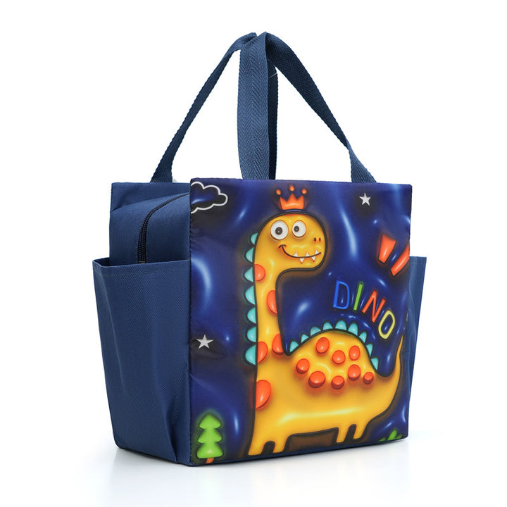 Fun Soccer-Themed Insulated Lunch Tote Kalsten