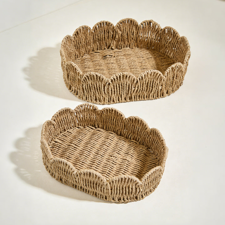 Decorative hand-woven storage basket Kalsten