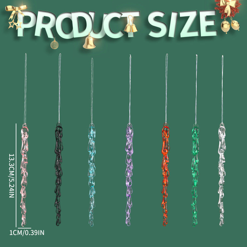 Decorative Christmas lights string with icicle design Kalsten