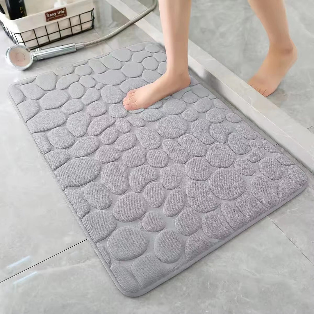 Soft Textured Bath Mat for Bathroom Floor
