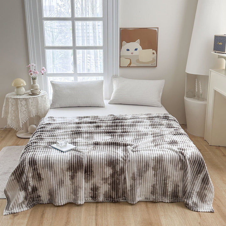 Ultra-Soft Rippled Plush Blanket
