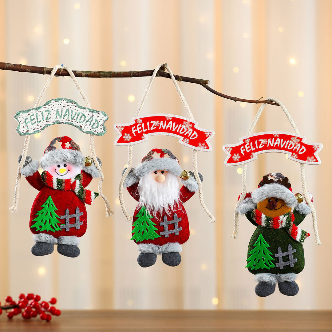 Festive Santa Hanging Ornament Kalsten