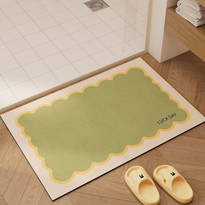 Playful Decorative Bath Mat Kalsten