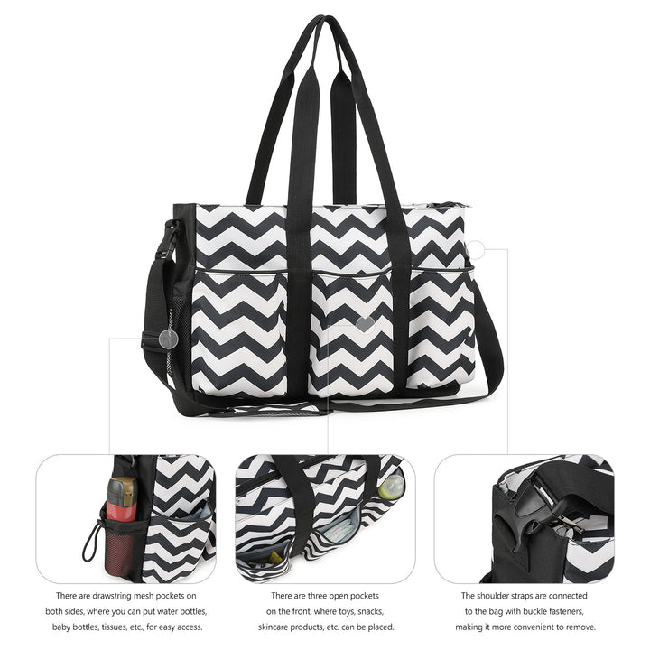 Multi-functional tote bag with structured design Kalsten