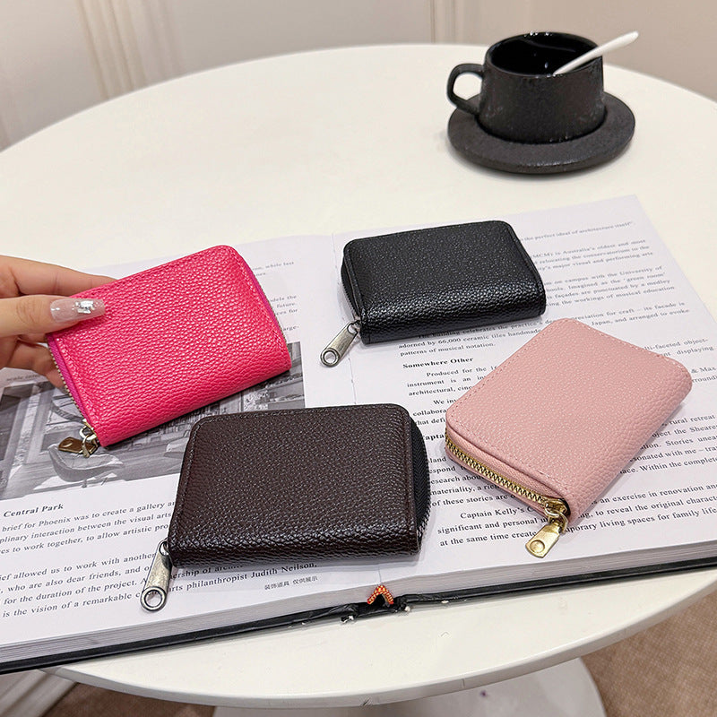 Textured Zip Wallet