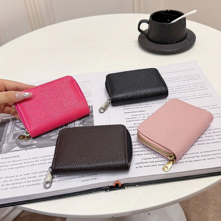Textured Zip Wallet