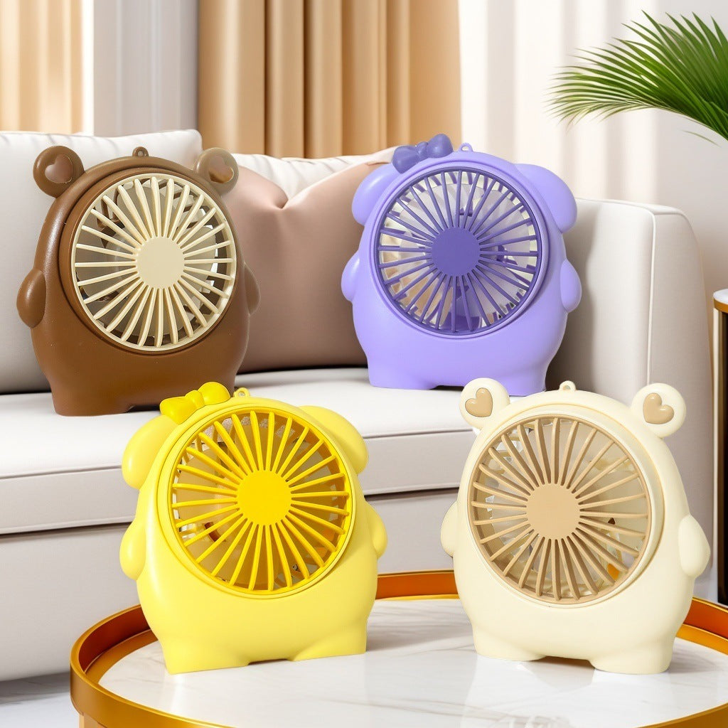 Women Portable Mini Fan in Cute Animal Design Kalsten