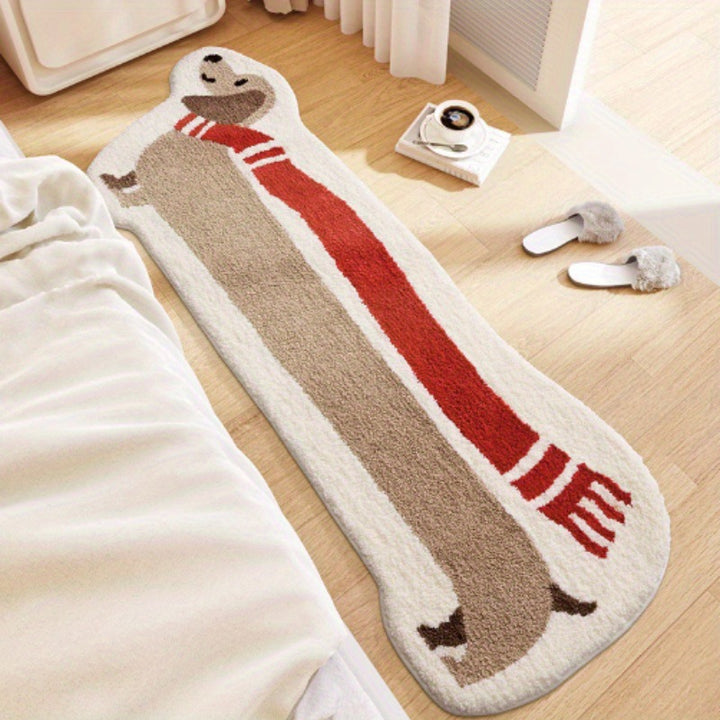 Dog Bone Shaped Area Rug