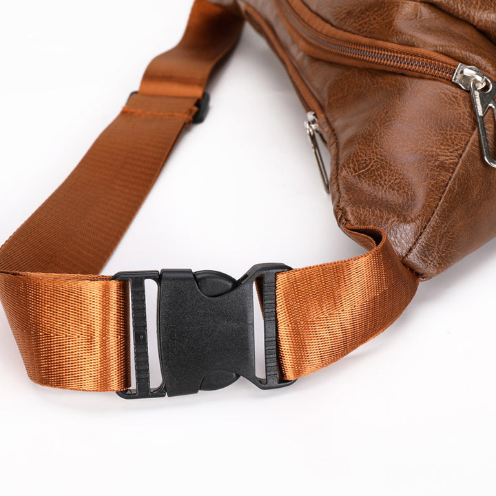Casual Leather Waist Bag