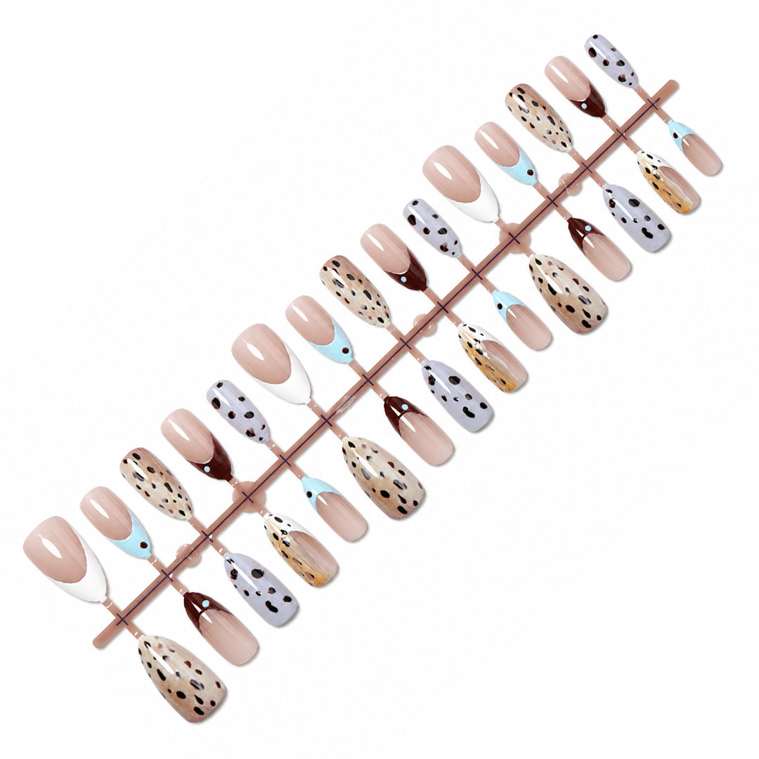 Artistic Stiletto Press-On Nail Design kalsten