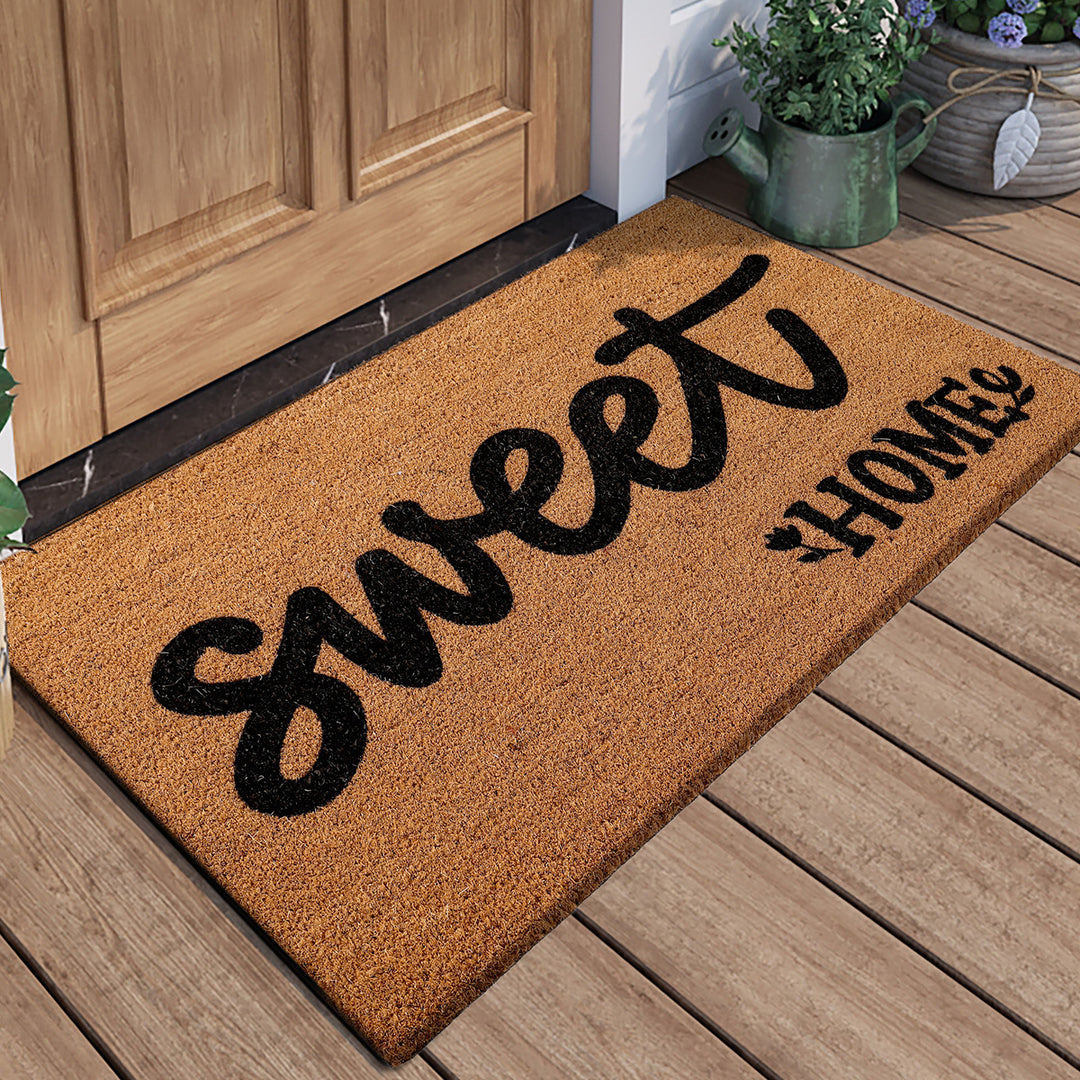 Unisex Leaf Pattern Entrance Mat Kalsten