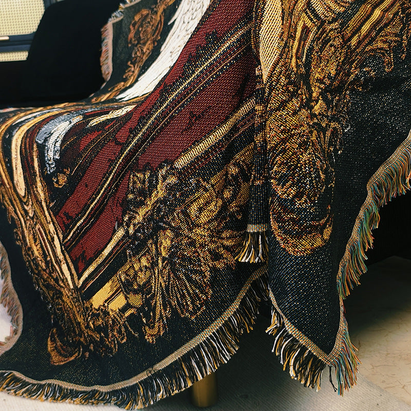 Artistic Religious Tapestry Throw Blanket