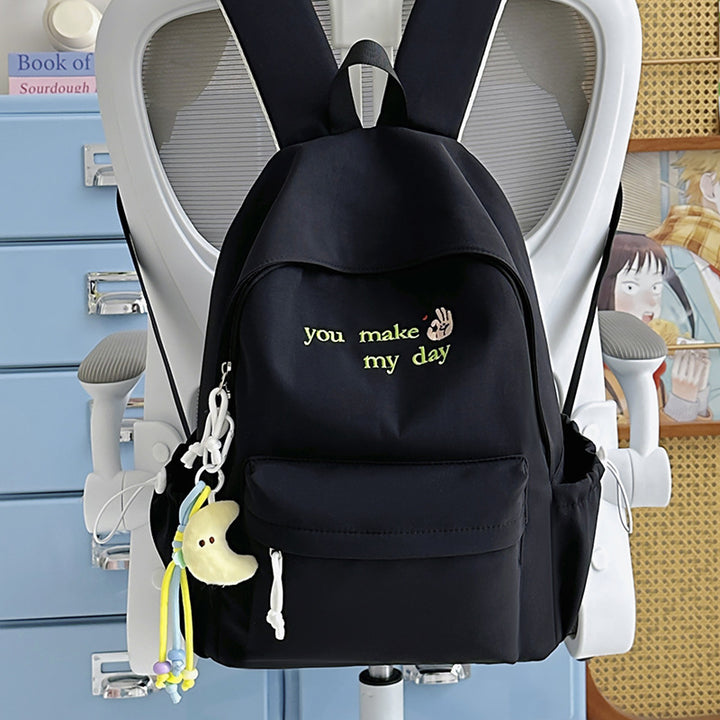 Casual Embroidered Mini Backpack Kalsten