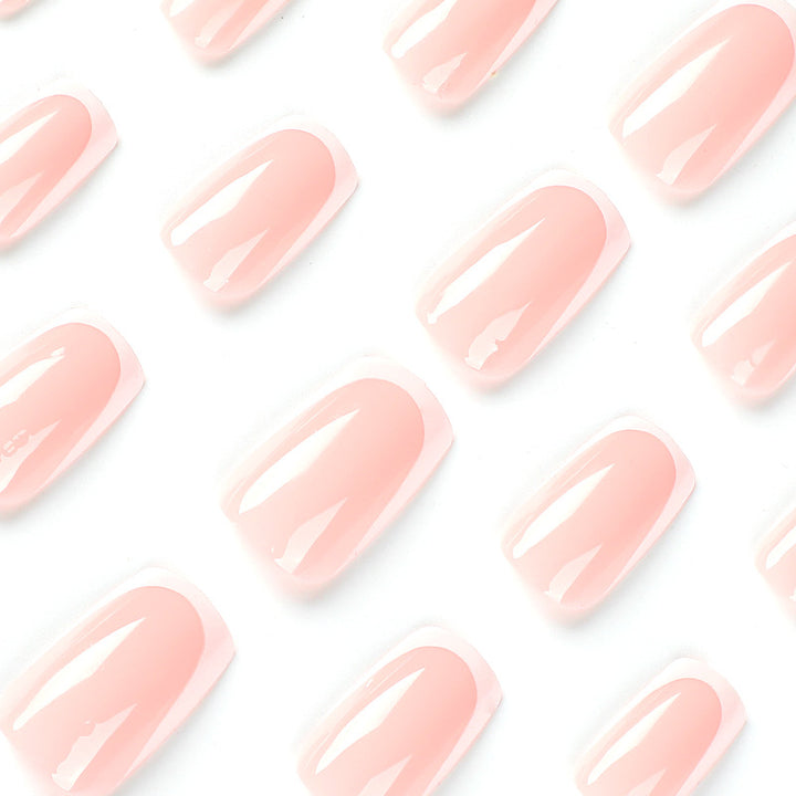 Acrylic nails with elegant French tip Kalsten