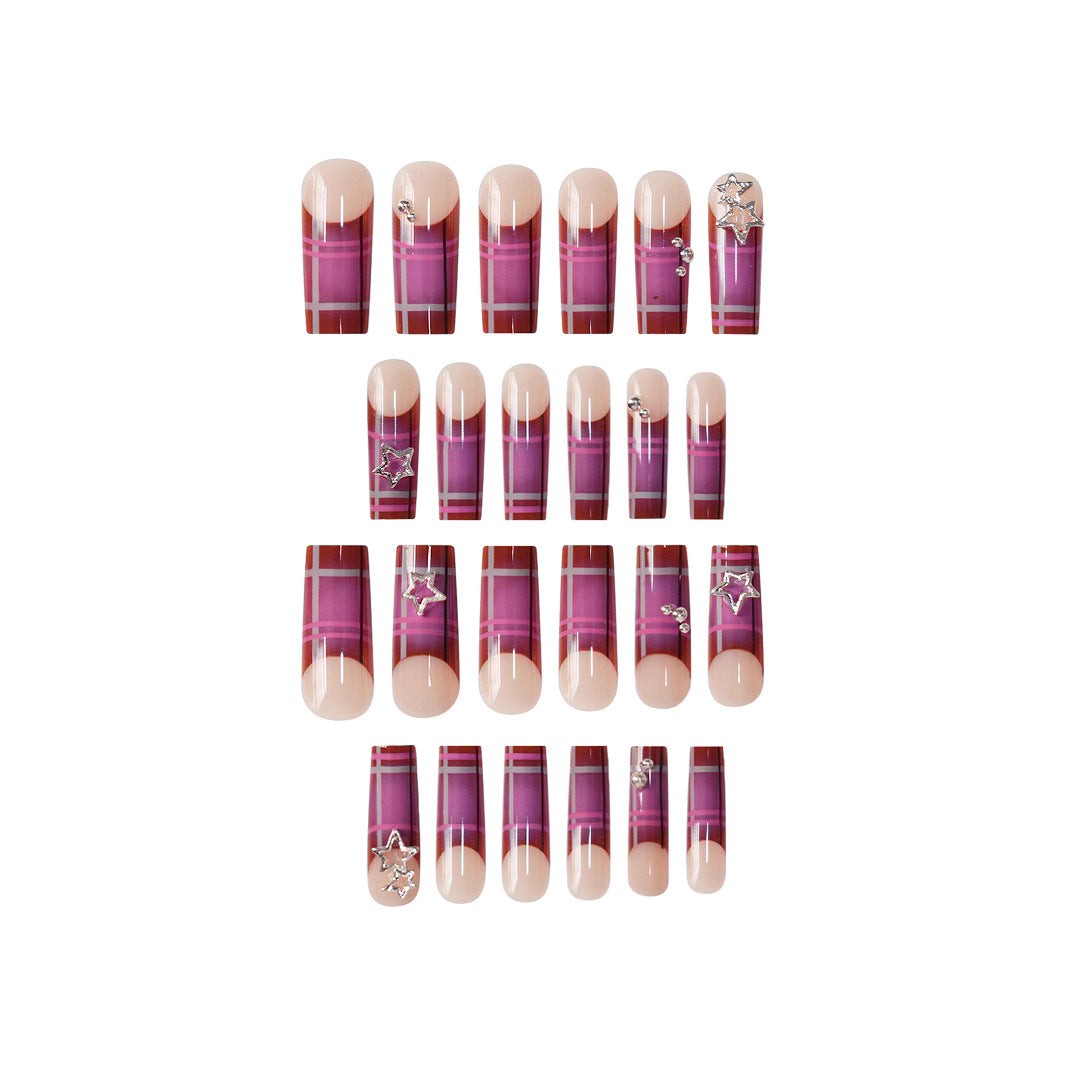 Artistic Star-Embellished Nail Art Kalsten