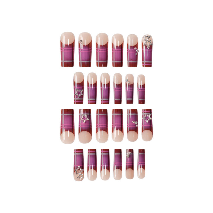 Artistic Star-Embellished Nail Art Kalsten