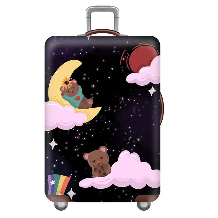 Women's Hard Shell Suitcase with Cheerful Kalsten Design