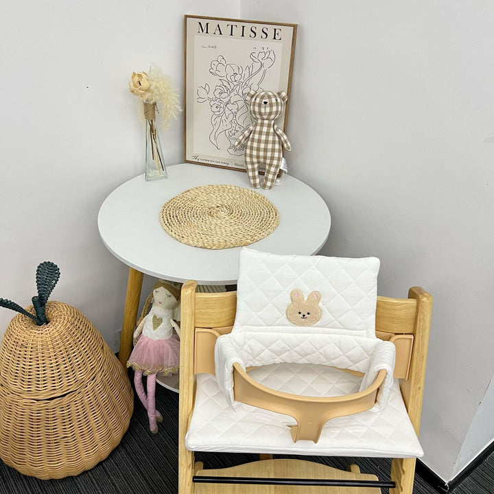 Quilted High Chair Seat Liner Cushion