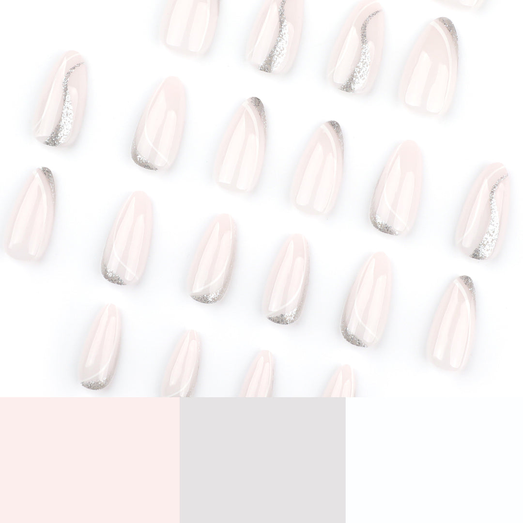 Artful nail designs with shimmering accents Kalsten