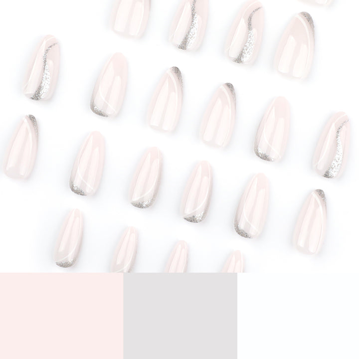Artful nail designs with shimmering accents Kalsten