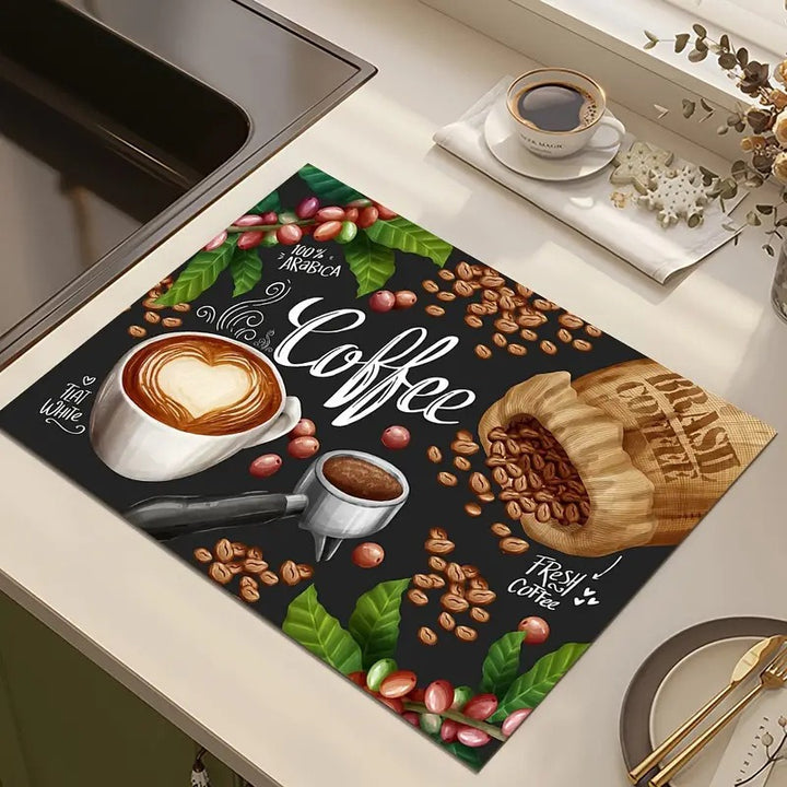Coffee Bar Kitchen Mat Kalsten