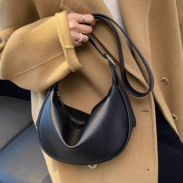 Elegant Curved Shoulder Bag Kalsten