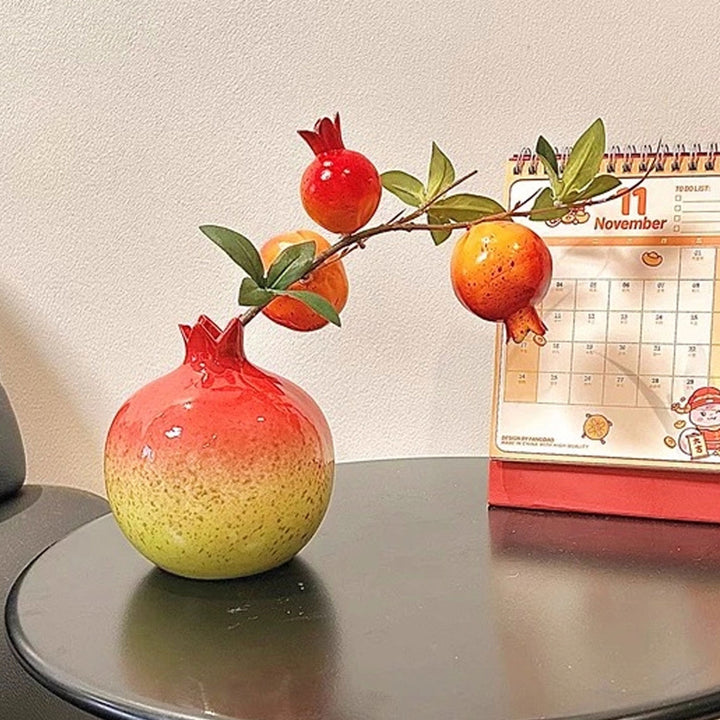 Pomegranate Ceramic Vase Ornament