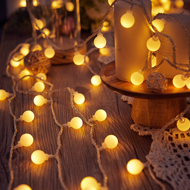 Decorative string lights with colorful crystal balls Kalsten