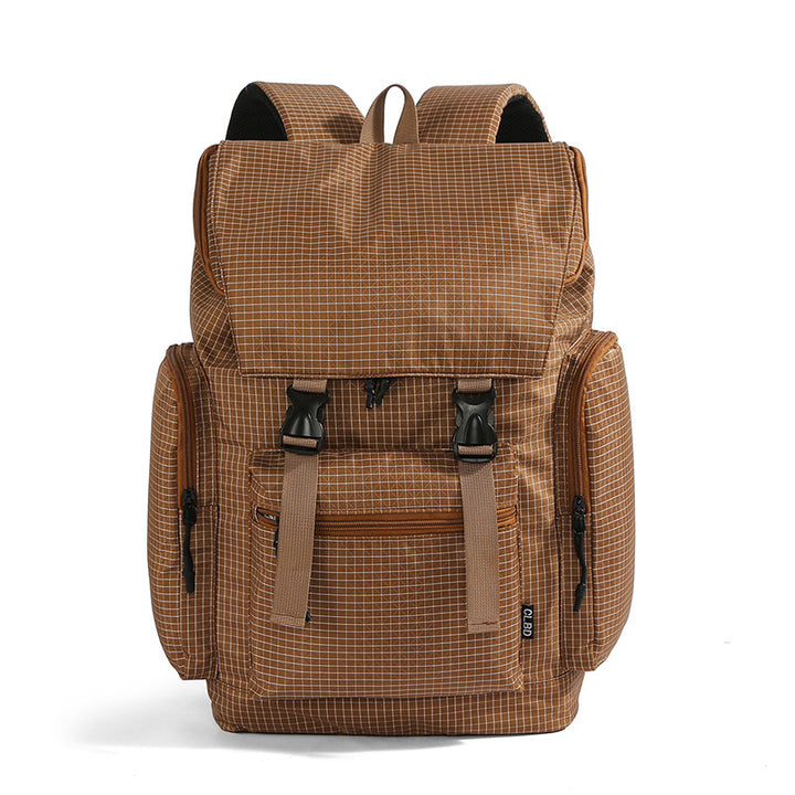 Versatile Multi-Functional Grid Pattern Backpack Kalsten