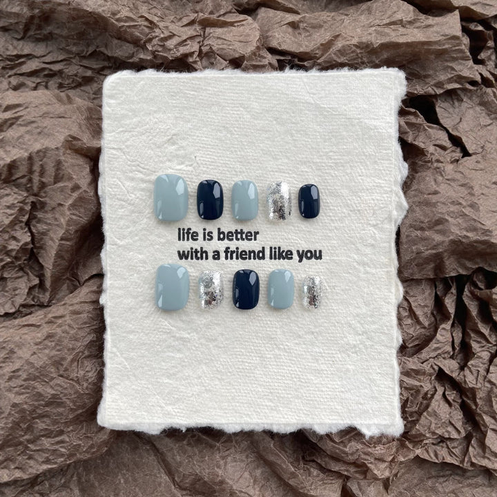 Artistic Press-On Nail Art Set