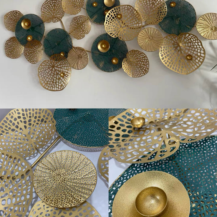 Abstract Floral Metal Wall Sculpture Kalsten