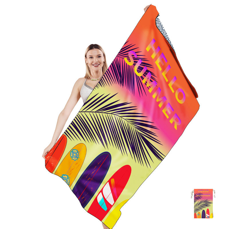 Beach towel with artistic mandala design Kalsten