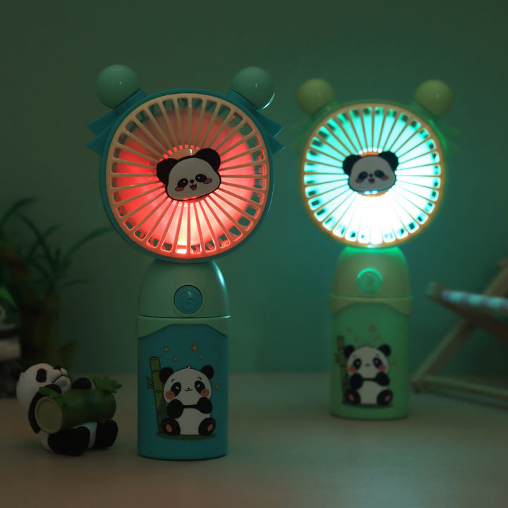 Unisex Portable Panda Fan with Integrated Spray Function Kalsten