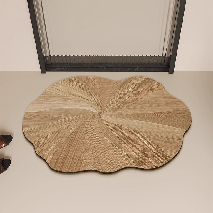 Artistic Circular Area Rug for Indoor Home Decor