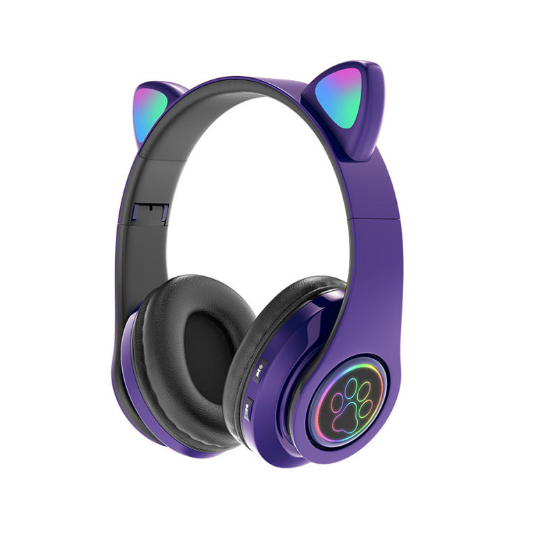 Wireless Over-Ear Headphones with Rgb Light Effects Kalsten