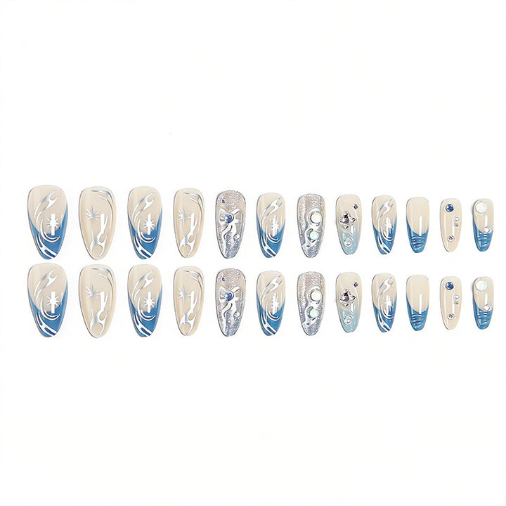 Nail art set with glamorous 3D decorations and elegant accents Kalsten