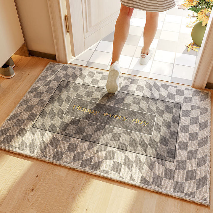Geometric Pattern Decorative Floor Mat