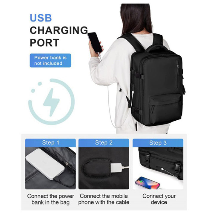 Multifunctional Travel Backpack with Insulated Laptop Compartment Kalsten